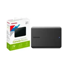 TOSHIBA - DISCO DURO EXTERNO 2TB ( HDTB520XK3AA ) CANVIO BASICS