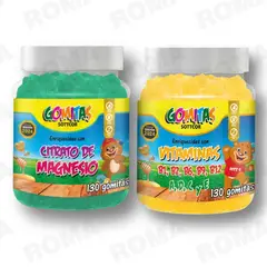 GENERICO - PACK 2 GOMITAS CITRATO DE MAGNESIO NIÑOS + VITAMINAS PARA NIÑOS 260 UND