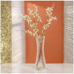 GENERICO - Florero de Vidrio Transparente Decorativo