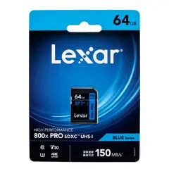 LEXAR - Memoria SD PRO 64 GB V30 UHS-I