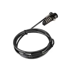 TARGUS - CABLE DE SEGURIDAD DEFCON T-LOCK CLAVE 4 DIGITOS BOLSA (ASP61LA)