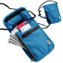GENERICO - MORRAL PORTA PASAPORTE PLANO DE VIAJE IMPERMEABLE