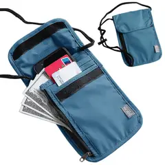 GENERICO - MORRAL PORTA PASAPORTE PLANO DE VIAJE IMPERMEABLE