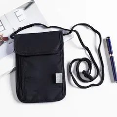 GENERICO - MORRAL PORTA PASAPORTE PLANO DE VIAJE IMPERMEABLE