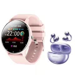 LENOVO - Audífonos Bluetooth TA140 y Toumi Fit 2 Reloj inteligente