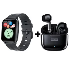 LENOVO - Audífonos Bluetooth LP40 PRO y Reloj Inteligente Y79