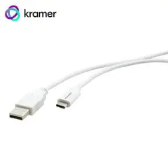 GENERICO - CABLE KRAMER CUSB/CA6 USB 2.0 USBC(M) A USBA(M) 6FT - 1.8M WHITE (96-02357206)