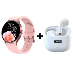 LENOVO - Audífonos Bluetooth LP40 PRO y Reloj Inteligente Y80