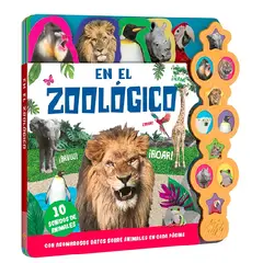 LEXUS - Libro infantil En el Zoológico, 10 Sonidos
