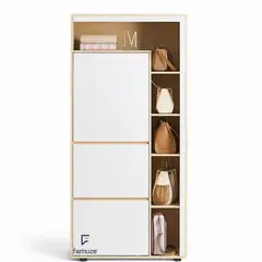 NACIONAL - Zapatera de Melamina diseño Premiun Multifuncional - BELL VILLA