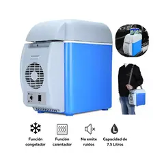 GENERICO - Cooler Congelador y Calentador para Auto de 7.5 L