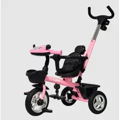 GENERICO - Triciclo para niños 2 en 1 Todo Terreno con Panel con Bluetooh y Asiento con protección