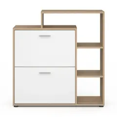 NACIONAL - Zapatera de melamina Funcional y Moderno 10 Pares - MILENIAL