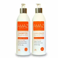 KRONO PRO - Shampoo y Acondicionador Sin Sal - Esencial Reparación Total Amaz