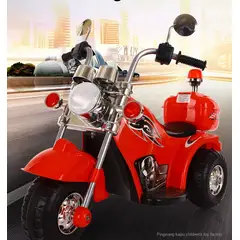 GENERICO - Mini Moto Eléctrica Chopper Kids Rojo