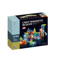 GENERICO - Castillo Magnético LED para Construir