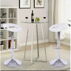 GENERICO - Setx2 bancos de bar blanco