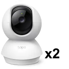 TP LINK - KIT DE 2 CÁMARA DE VIDEOVIGILANCIA INTELIGENTE TP-LINK TAPO C210