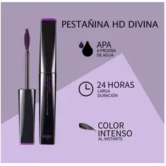ESIKA - MASCARA PESTAÑAS HD DIVINA - A Prueba de Agua - Negro