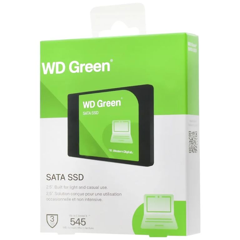 Disco Solido SSD WD Green 2TB SATA 25 6GBs Read 545MBs WDS200T5G0A