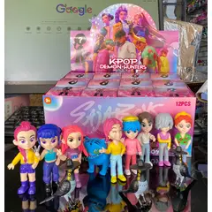 GENERICO - Colección 12 Figuras Saja Boys y Guerreras Kpop Demon Hunters 7 cm