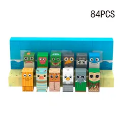 GENERICO - Bloques Cubos Magnéticos Brainrot Tralalero 84 Pcs