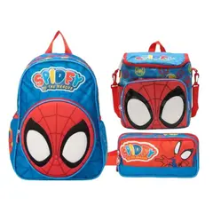 MARVEL SPIDEY - Mochila Nido + Lonchera + Cartuchera Spidey