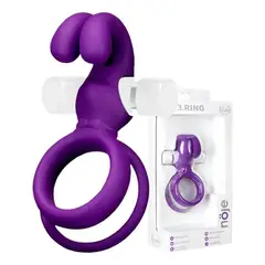 GENERICO - ANILLO VIBRADOR RETARDANTE CARGA USB NÖJE RING