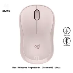 LOGITECH - MOUSE M240 SILENCIOSO BLUETOOTH ROSE 910-007117