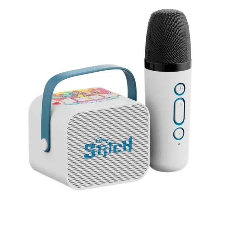 Parlante Portátil Stitch con Bluetooth® 5.3 y Karaoke Inalámbrico