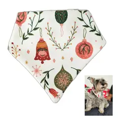 GENERICO - Bandana Navideña para Mascota M Hasta 40cm