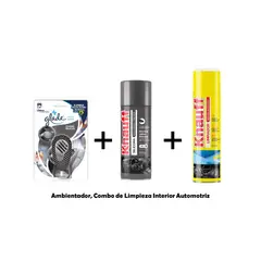 GLADE - Ambientador Combo de Limpieza Interior Automotriz Aroma Carro Nuevo