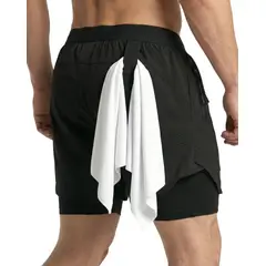 ALPHA FIT - Short deportivo Hombre - Short gym - Ropa deportiva hombre gimnasio