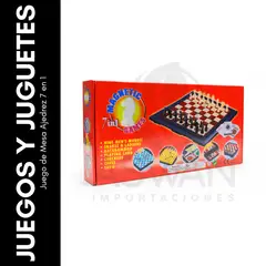 GENERICO - Juego de Mesa Ajedrez 7 en 1