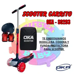 OKA - SCOOTER CARRITO ARAÑA SO293 - ROJO Y AZUL
