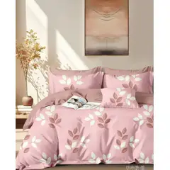 MINGDA - Set de Edredón + 2 Fundas + Set de Sabanas 5 Pz 100% Calidad