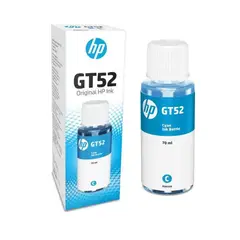 HP - Botella de Tinta GT 52 Cyan