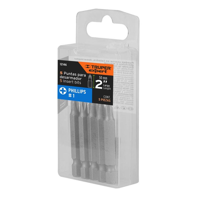 ESTUCHE CON 5 PUNTAS DE CRUZ PH1 LARGO 2 EXPERT - 12146