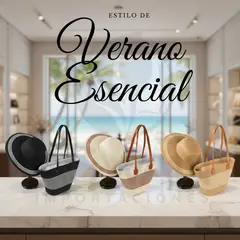 GENERICO - Kit Bolso + Sombrero de Playa