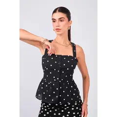 BANATY - TOP DE TIRANTES CON ESTAMPADO DE LUNARES DE MUJER ABBY