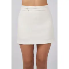 BANATY - FALDA SHORT MERCY CON CIERRE LATERAL PARA MUJER
