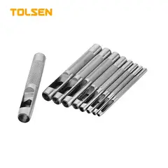 TOLSEN - PERFORADOR DE CUERO 9 PCS - 25253