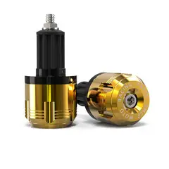 GENERICO - Tapones De Manillar De Motocicleta Estilo Deportivo Tornasol Universal 2pcs