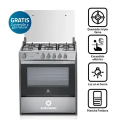 INDURAMA - Cocina Cantabria Qz 5 Hornillas Croma