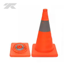 GENERICO - Cono de Seguridad Retráctil 45cm Reflectivo