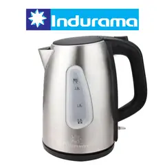 INDURAMA - HERVIDOR ELÉCTRICO 17L COLOR PLATEADO C NEGRO