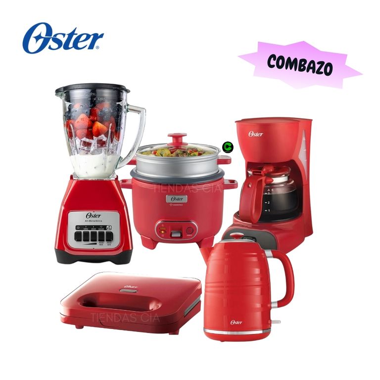 Super Combazo Licuadora + Hervidor + Arrocera+ Sandwichera y Cafetera