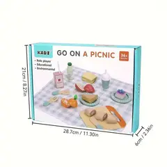 GENERICO - Set Didáctico Fiesta de Picnic Paseo para Niños