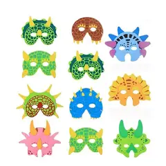GENERICO - PACK X 5 MASCARAS DE DINOSAURIO DE FOAM
