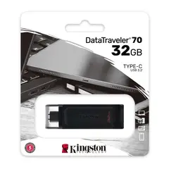 KINGSTON - Memoria USB C 3.2 32GB Datatraveler 70 (DT70/32GB)